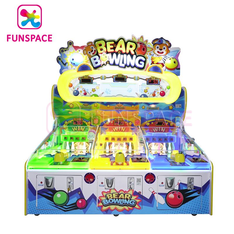 ベアボウリングキッズアーケードボウリングゲーム機